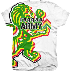 Reggae Army Lion Tees - White